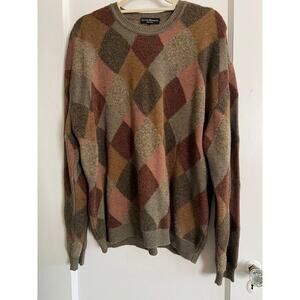 Men's Vintage Lenor Romano Wool Blend Sweater Size XL